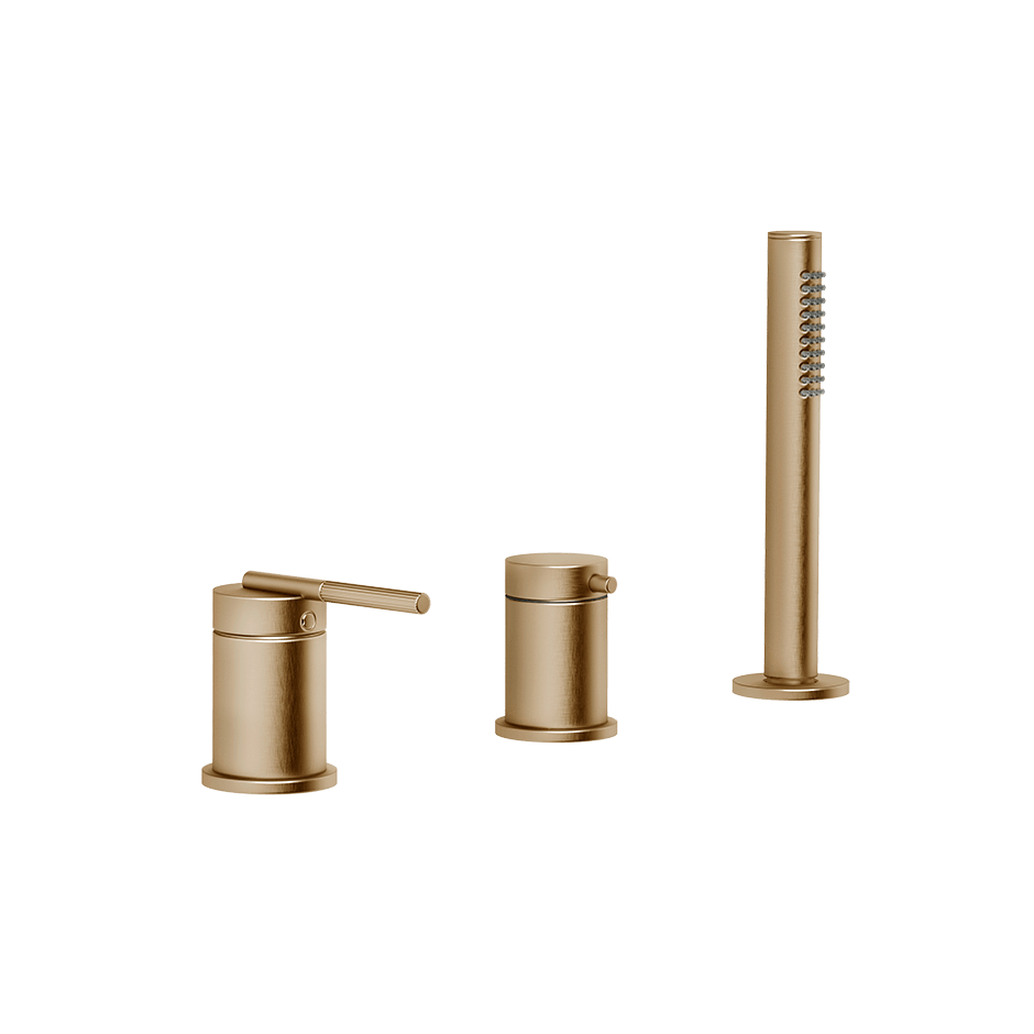 Gessi Bath Mixer 63547 in Warm Bronze Br. Pvd