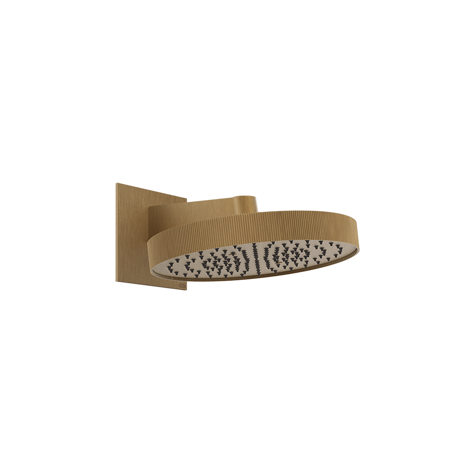 Gessi Showerhead 63549 in Antique Brass