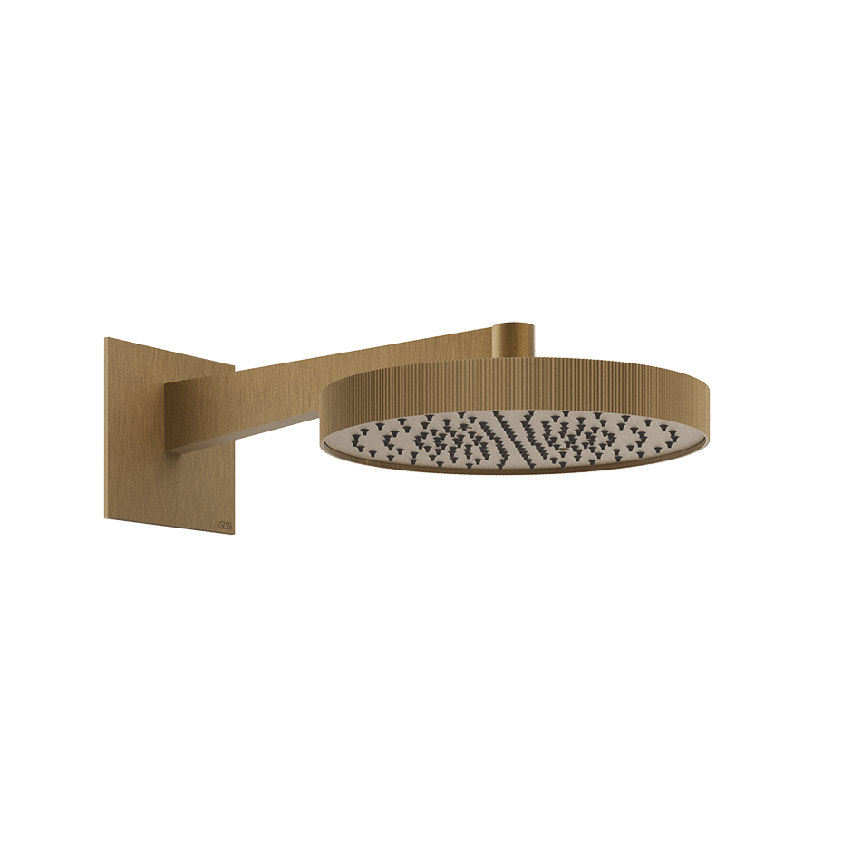 Gessi Showerhead 63568 in Antique Brass