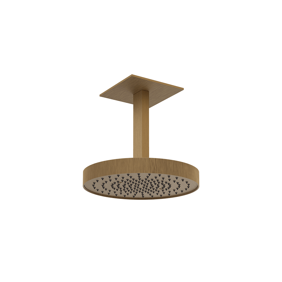 Gessi Showerhead 63572 in Antique Brass