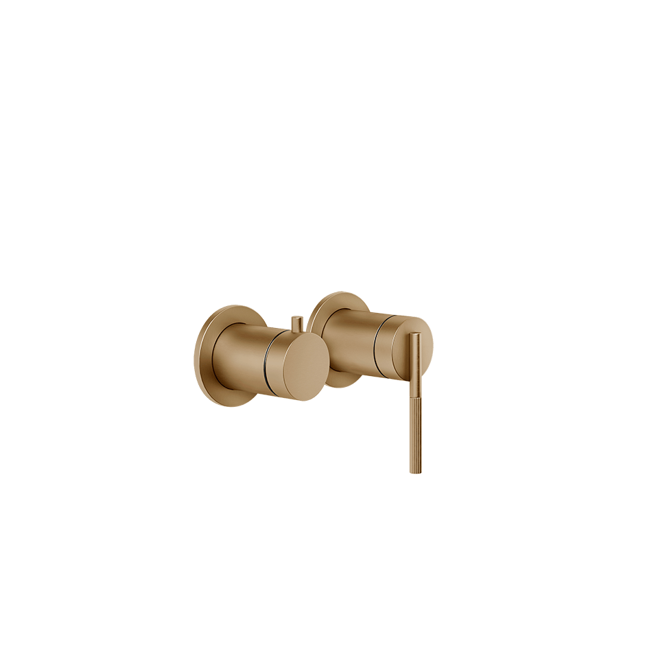 Gessi Shower Mixer 63580 in Warm Bronze Br. Pvd