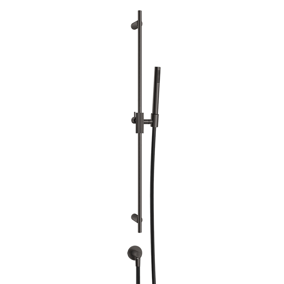 Gessi Sliding Rail 63582 in Black Metal Br. Pvd