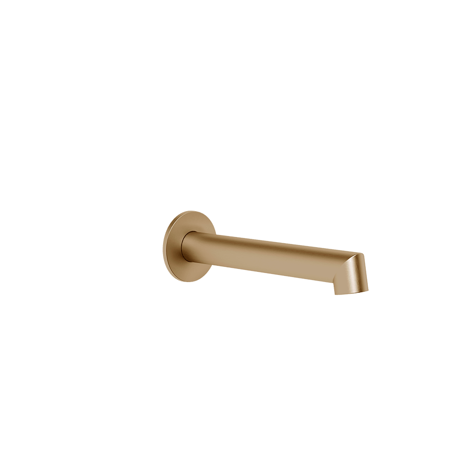 Gessi Bath Spout 63603 in Warm Bronze Br. Pvd