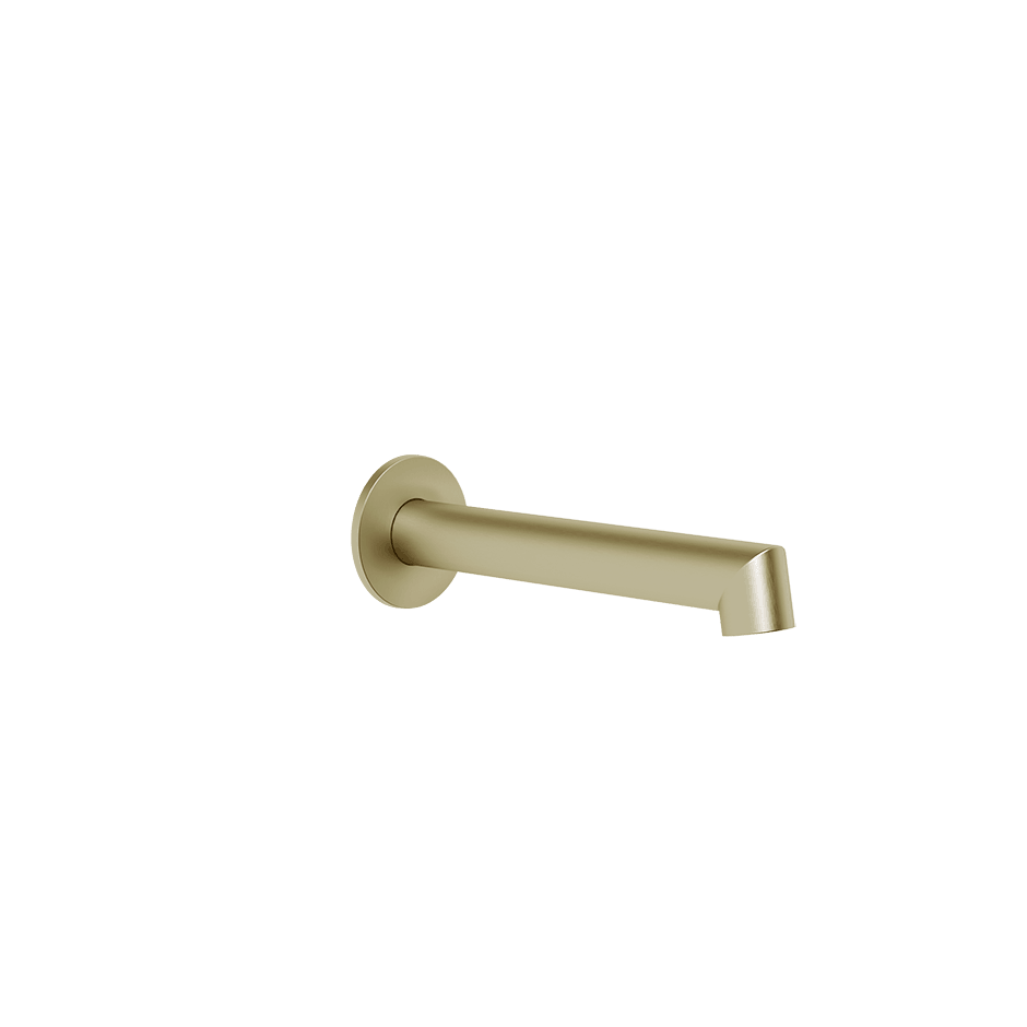 Gessi Bath Spout 63603 in Brass Brushed Pvd