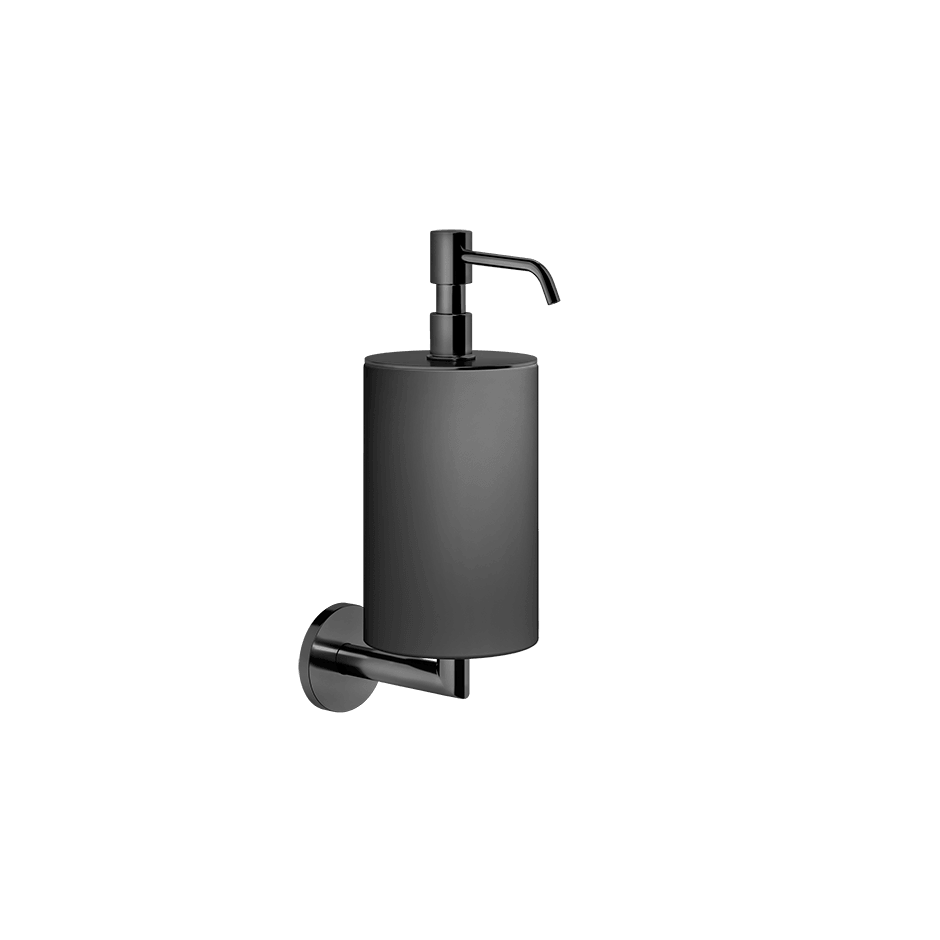 Gessi Soap Dispenser Holder 63614 in Black Metal Pvd