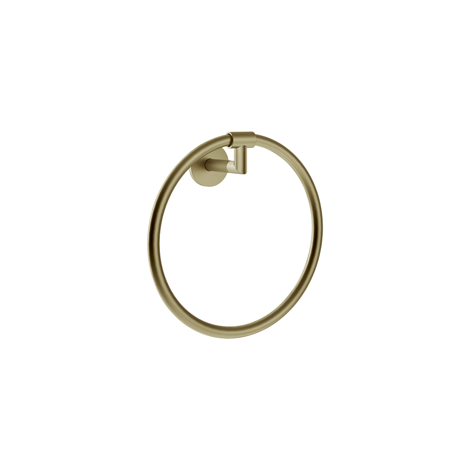 Gessi Towel Rail 63809 in Brass Brushed Pvd