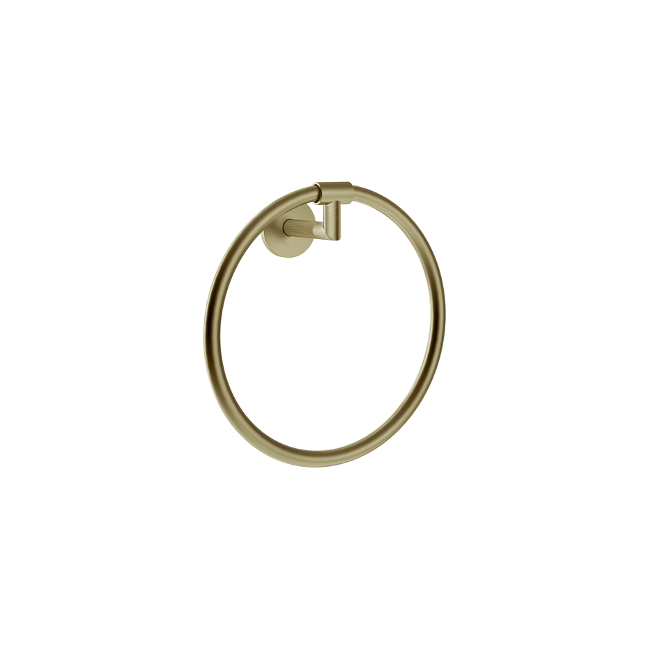Gessi Towel Rail 63909 in Brass Brushed Pvd