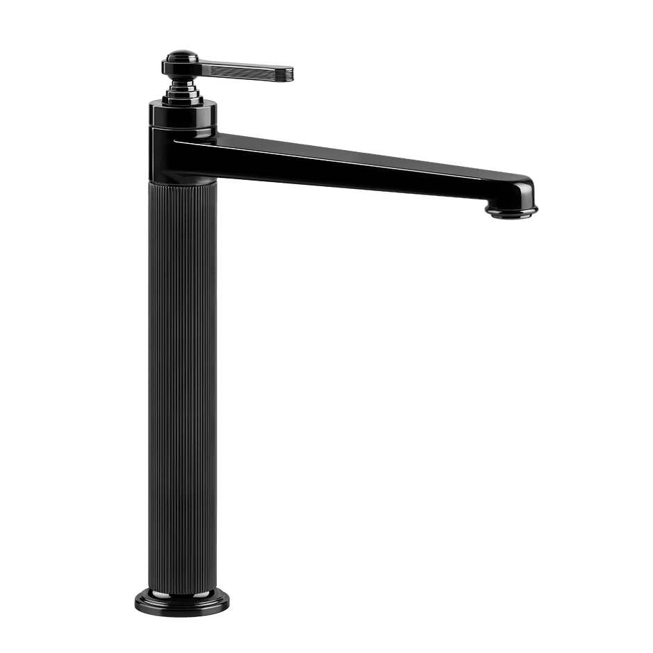 Gessi Washbasin Mixer 65003 in Black Metal Pvd