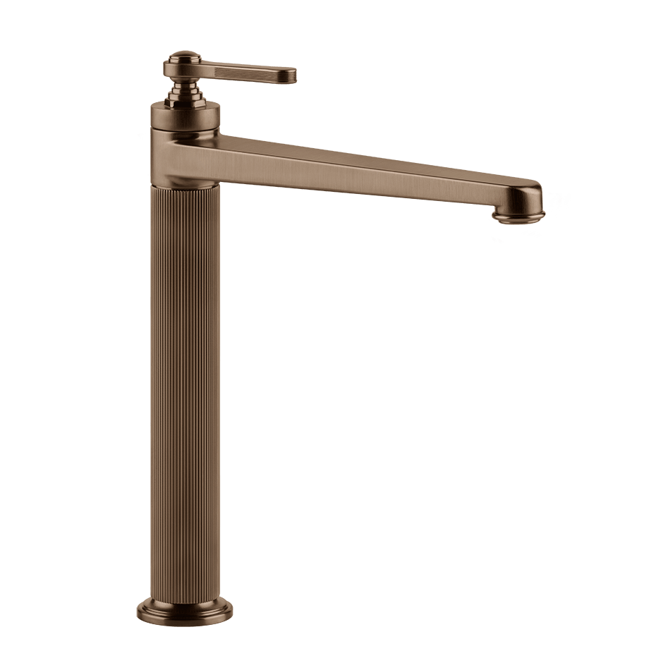 Gessi Washbasin Mixer 65004 in Copper Brushed Pvd