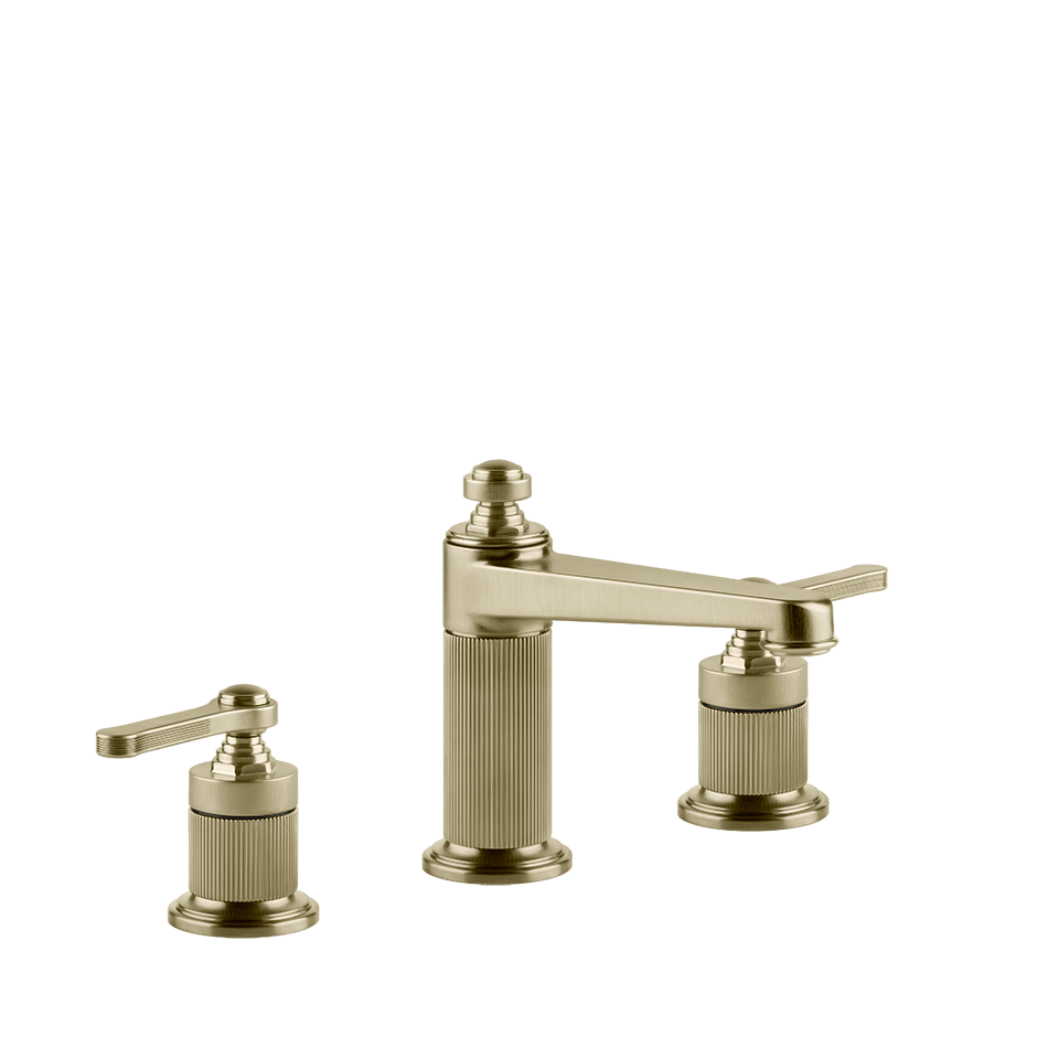 Gessi Washbasin Group 65014 in Brass Brushed Pvd