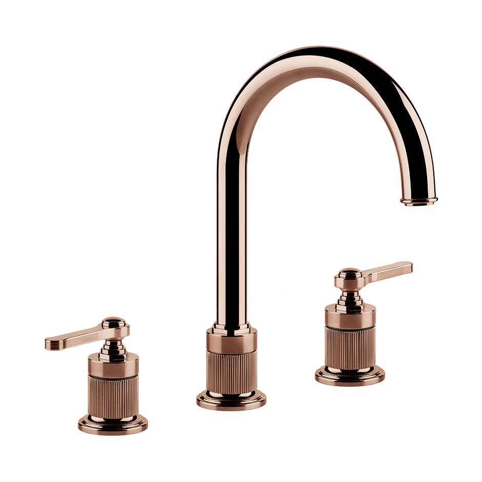 Gessi Washbasin Group 65016 in Copper Pvd