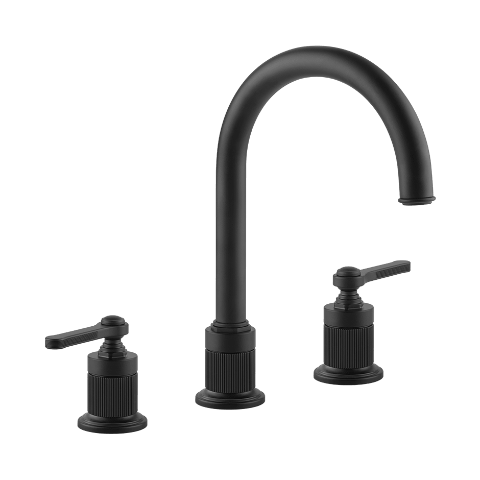 Gessi Washbasin Group 65016 in Matte Black