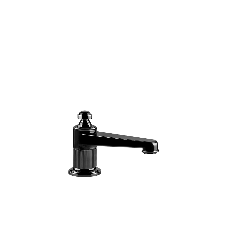 Gessi Basin Spout 65021 in Black Metal Pvd