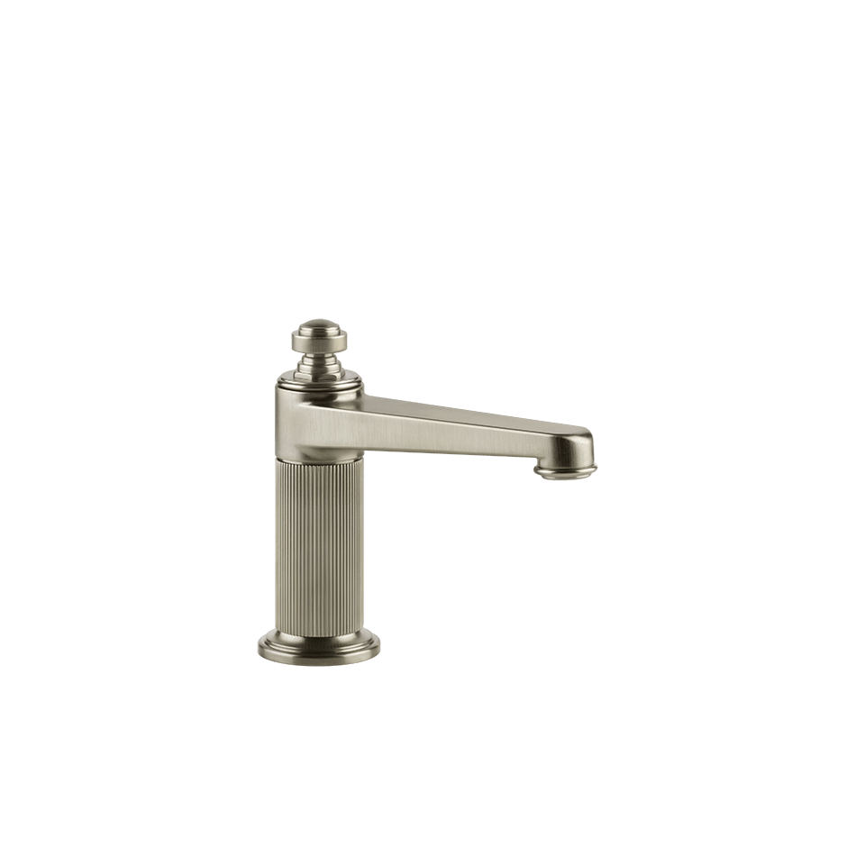 Gessi Basin Spout 65023 in Finox Brushed Nickel