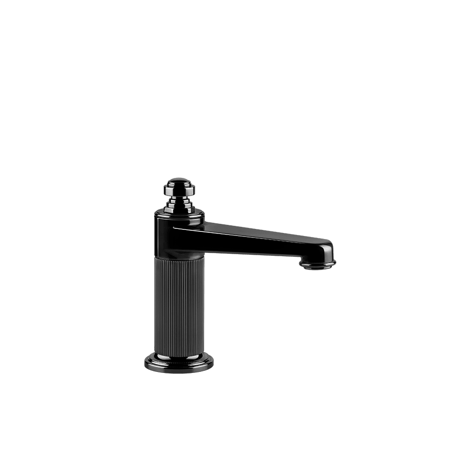 Gessi Basin Spout 65023 in Black Metal Pvd