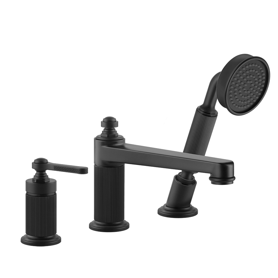 Gessi Bath Mixer 65037 in Matte Black
