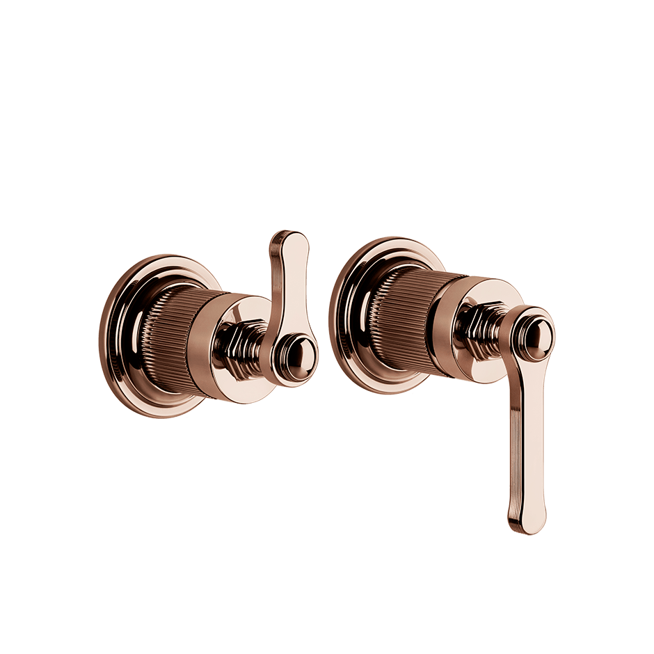 Gessi Shower Mixer 65038 in Copper Pvd