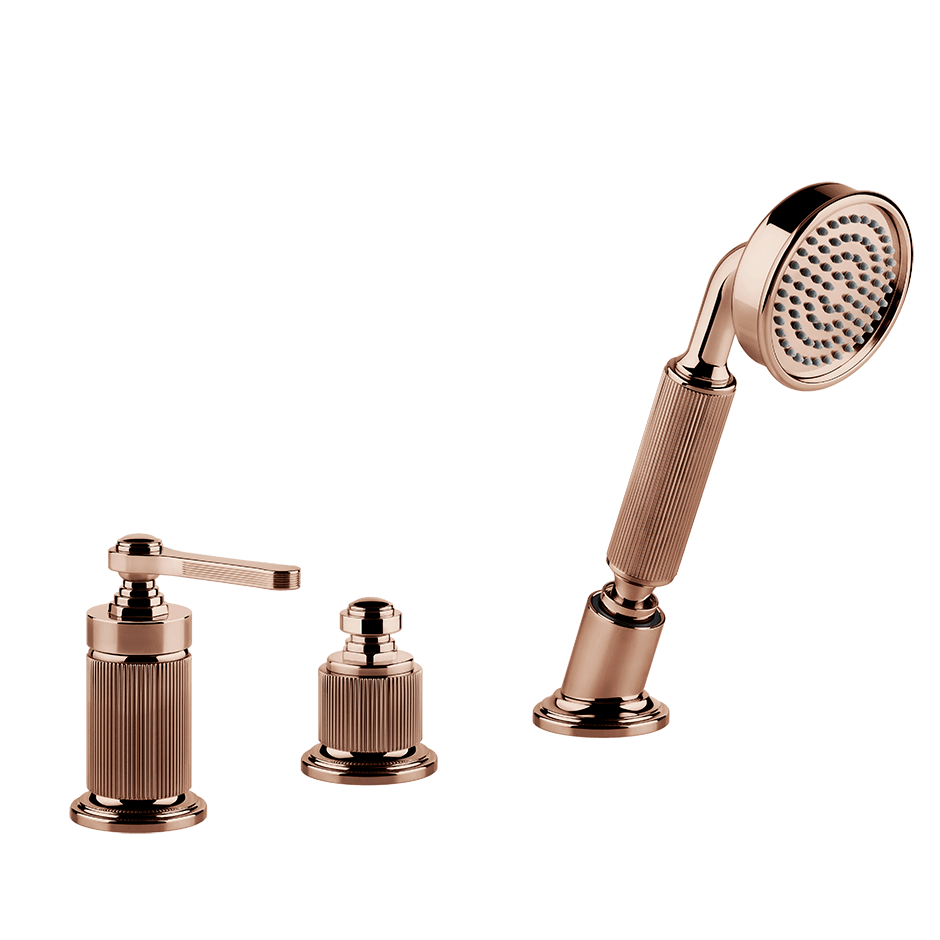 Gessi Bath Mixer 65043 in Copper Pvd
