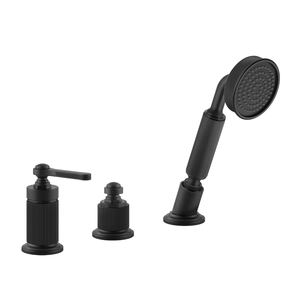 Gessi Bath Mixer 65043 in Matte Black