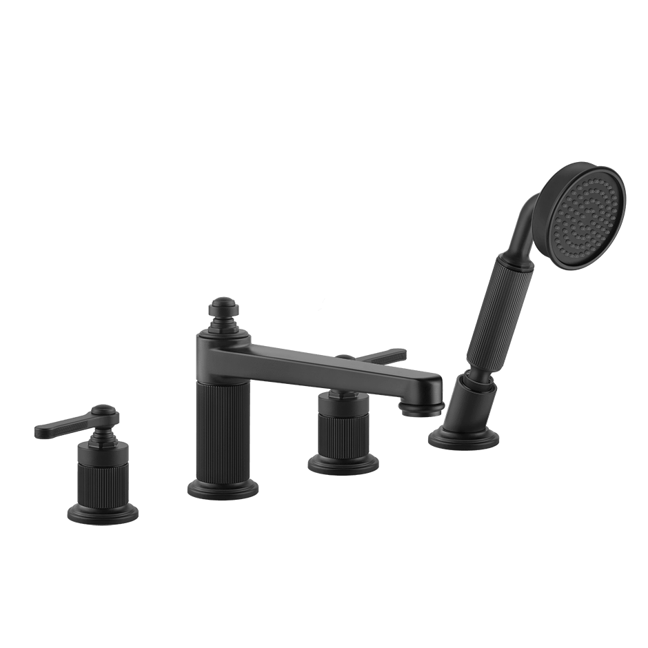Gessi Bath Mixer 65045 in Matte Black