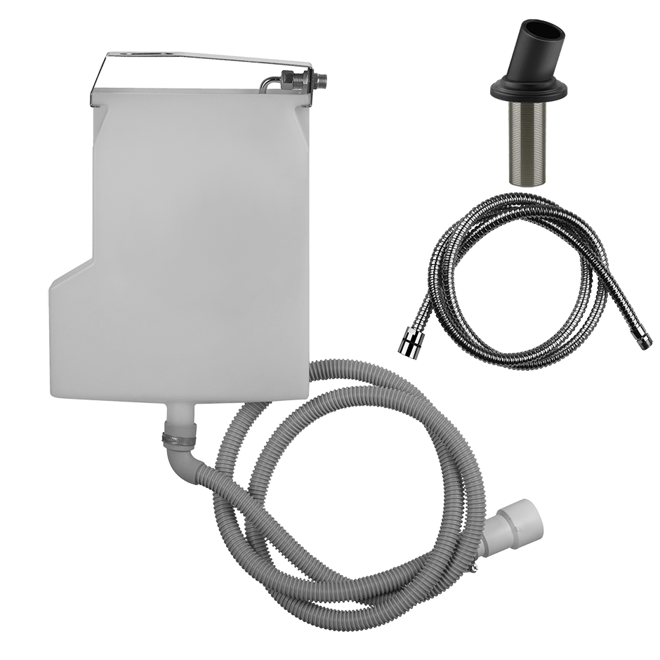 Gessi Handshower Drain Kit 65050 in Matte Black