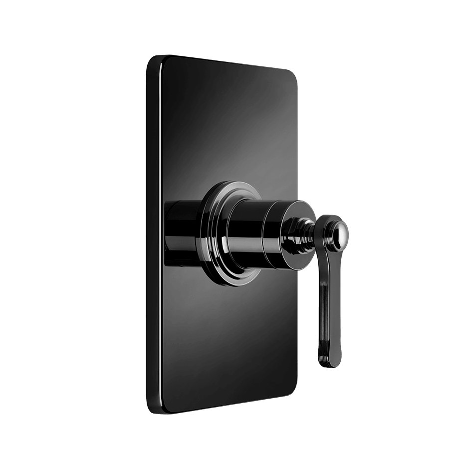 Gessi Shower Mixer 65061 in Black Metal Pvd