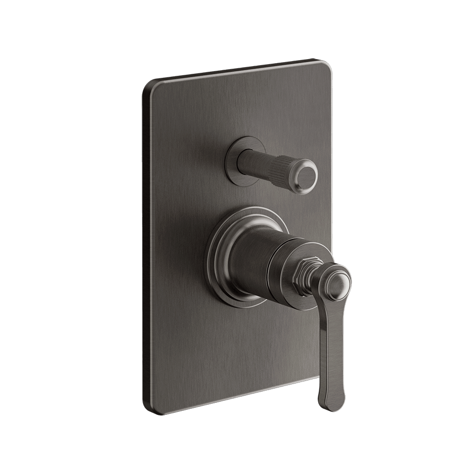 Gessi Shower Mixer 65079 in Black Metal Br. Pvd