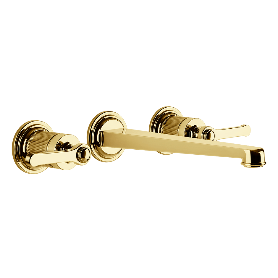 Gessi Washbasin Group 65090 in Gold Pvd