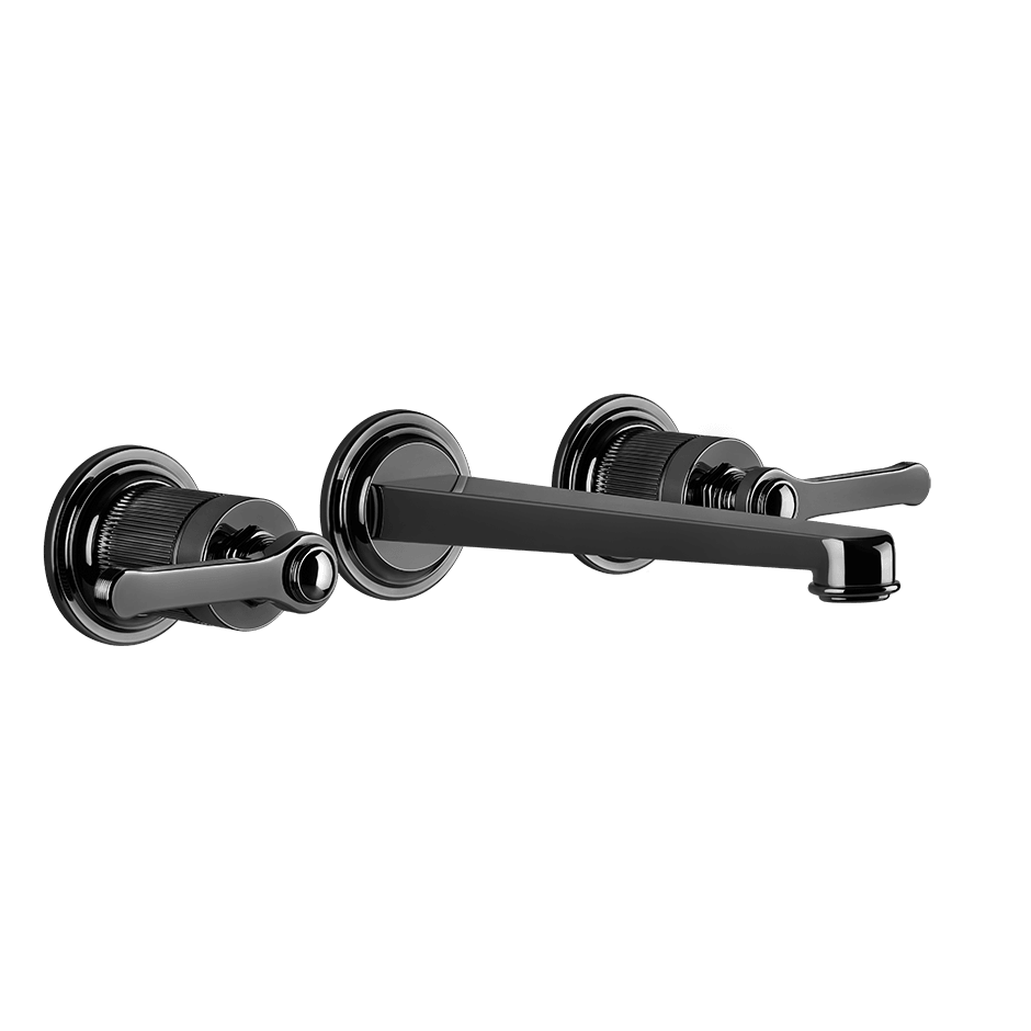 Gessi Washbasin Group 65091 in Black Metal Pvd
