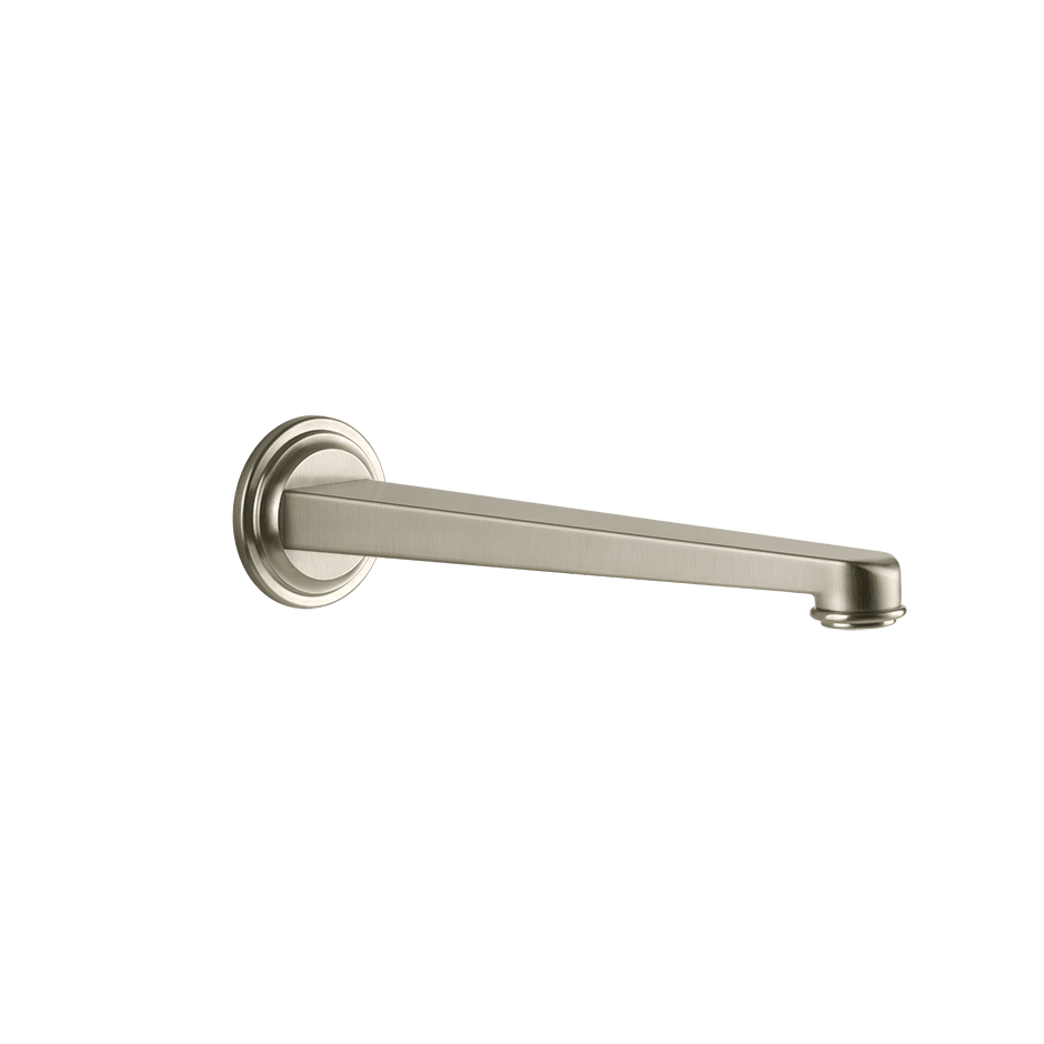 Gessi Basin Spout 65101 in Finox Brushed Nickel
