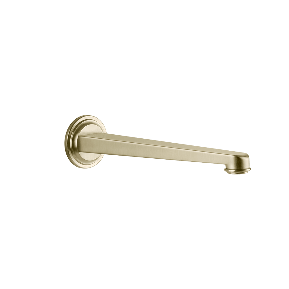 Gessi Basin Spout 65101 in Brass Brushed Pvd