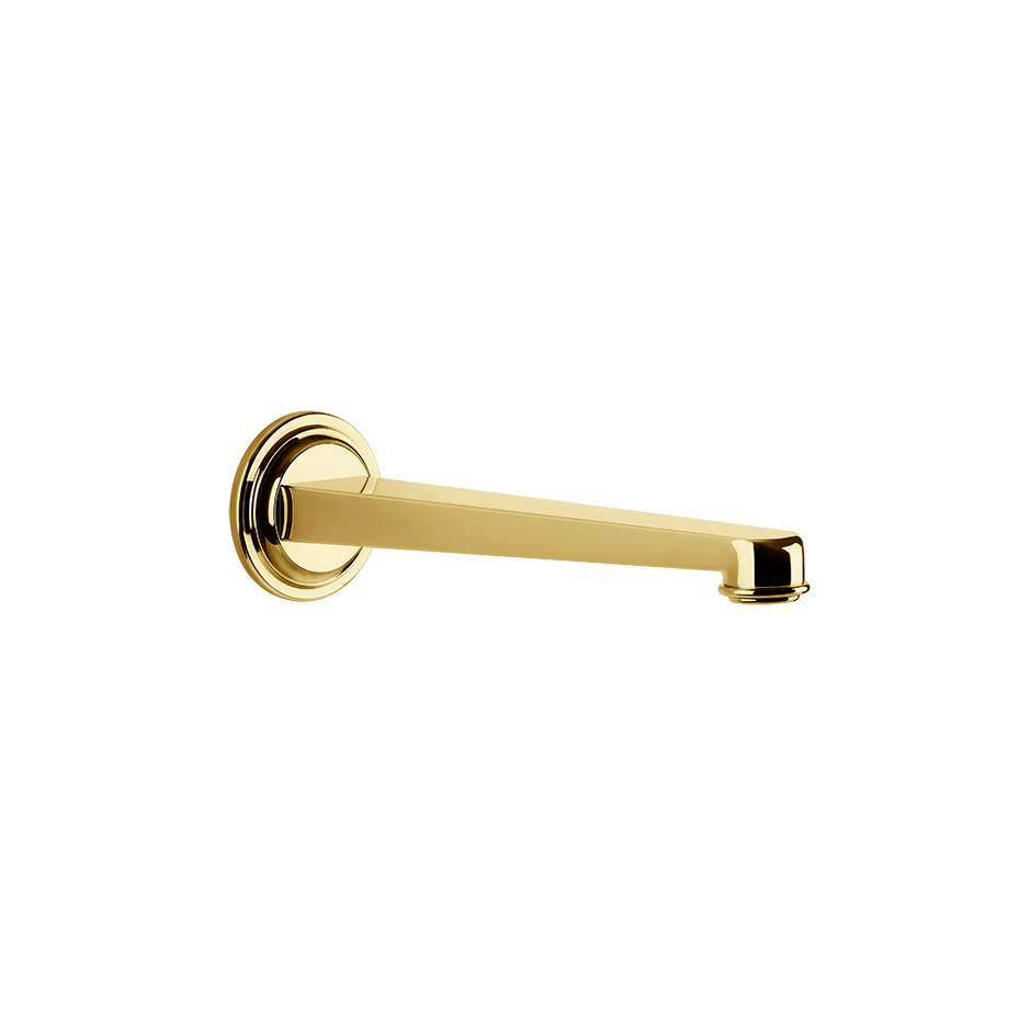 Gessi Basin Spout 65102 in Gold Pvd