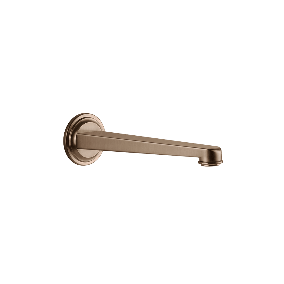 Gessi Basin Spout 65102 in Copper Brushed Pvd
