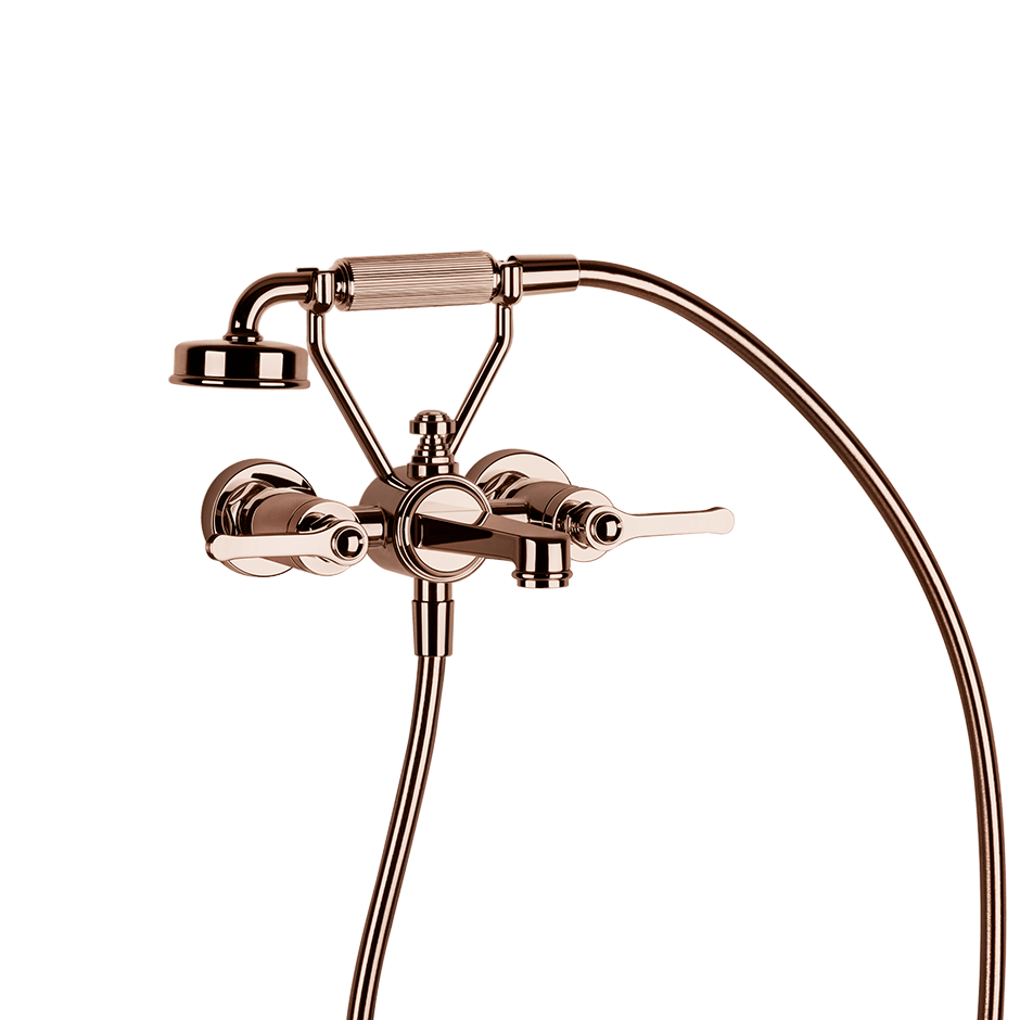 Gessi Bath Mixer 65113 in Copper Pvd