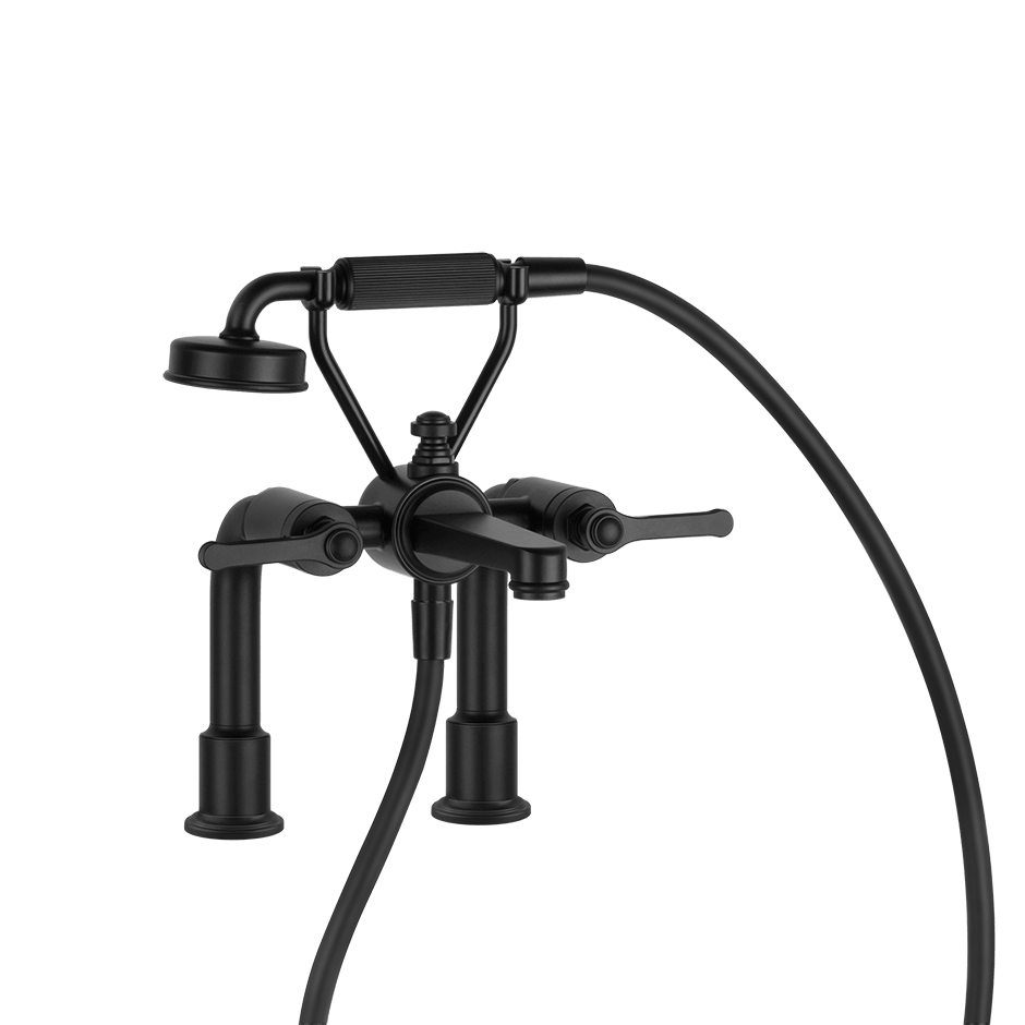 Gessi Bath Mixer 65115 in Matte Black