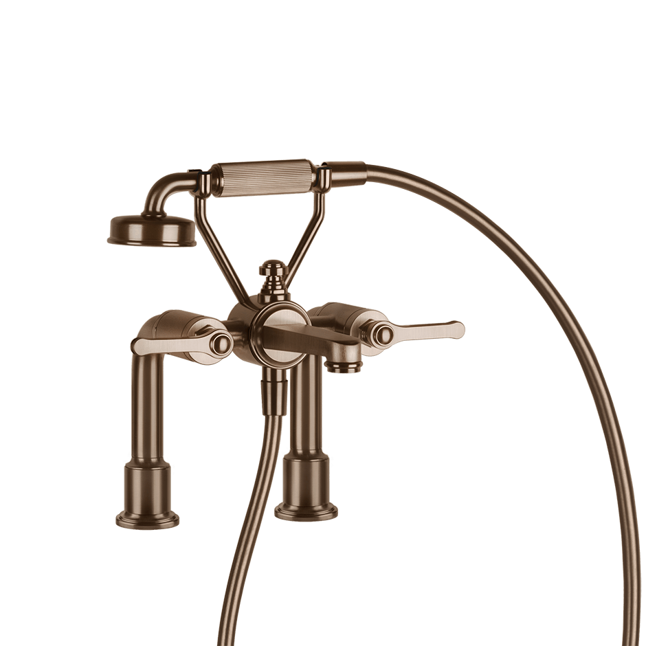 Gessi Bath Mixer 65115 in Copper Brushed Pvd