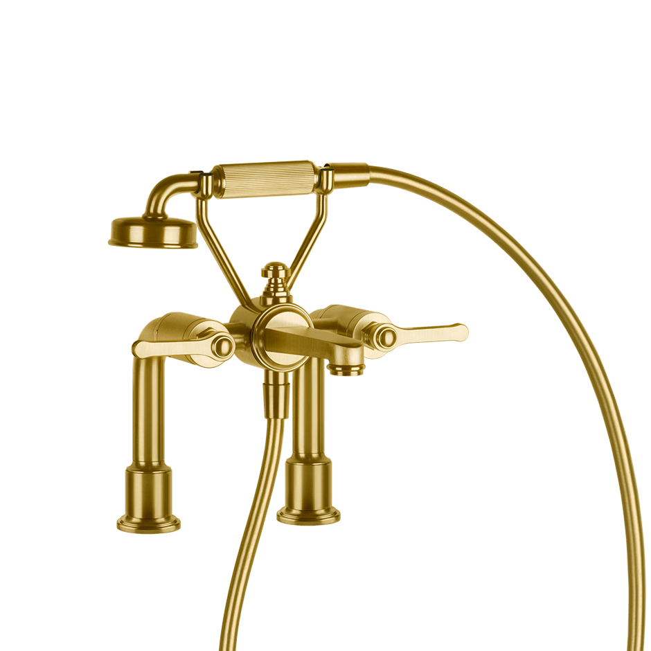 Gessi Bath Mixer 65115 in Gold Brushed Pvd