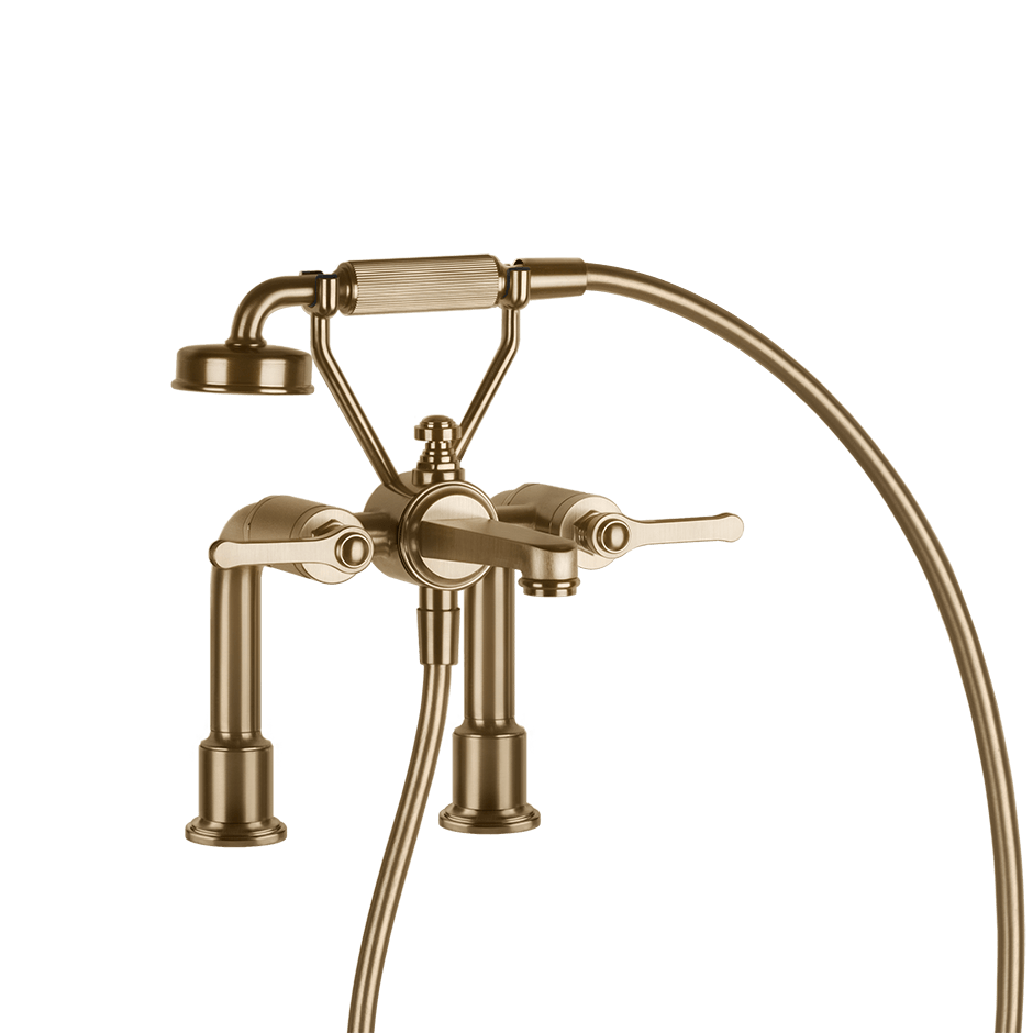 Gessi Bath Mixer 65115 in Warm Bronze Br. Pvd