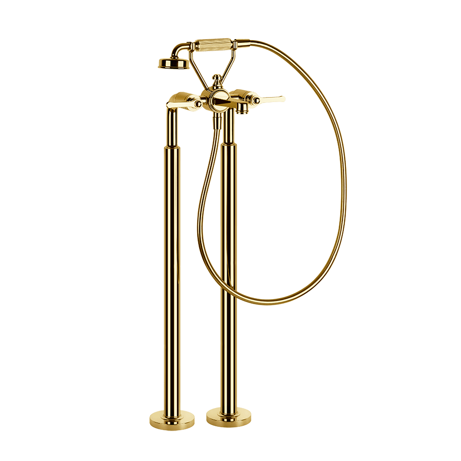 Gessi Bath Mixer 65128 in Gold Pvd