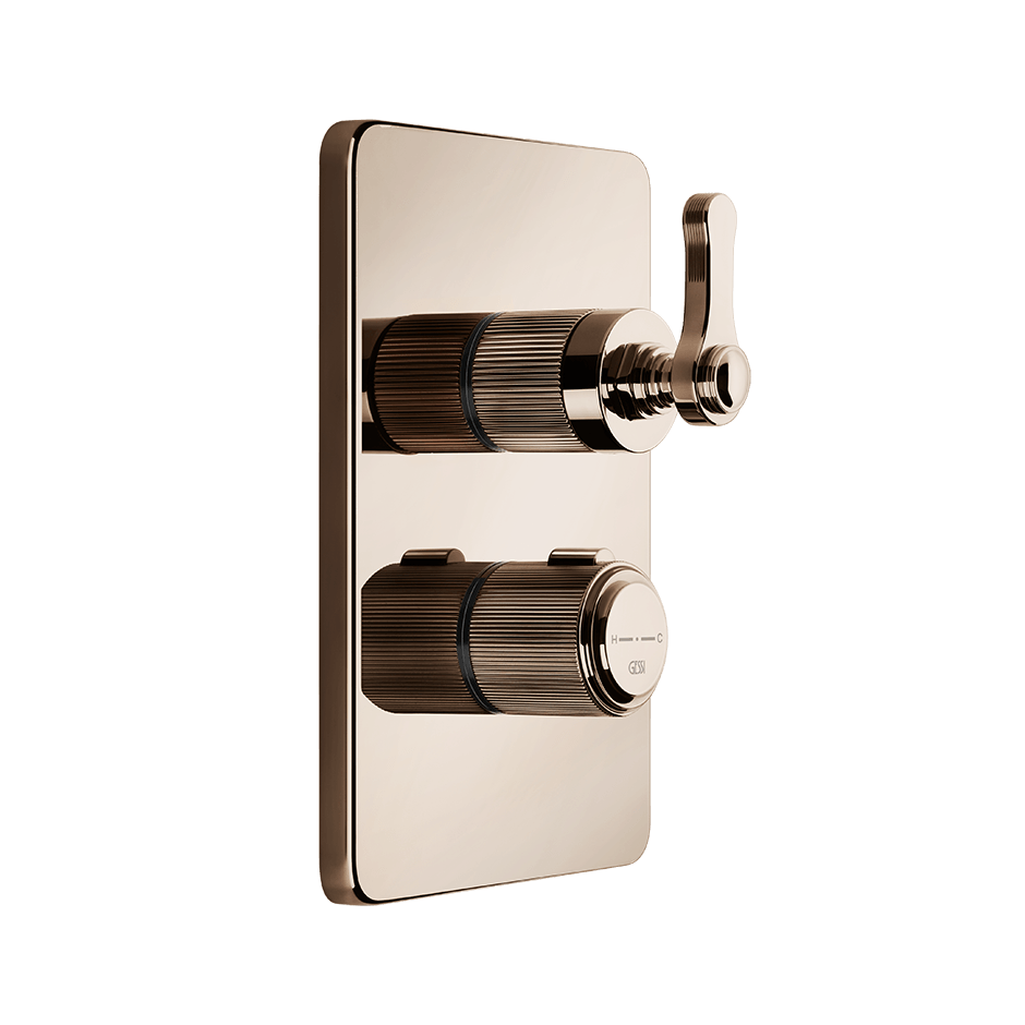Gessi Shower Mixer 65133 in Copper Pvd