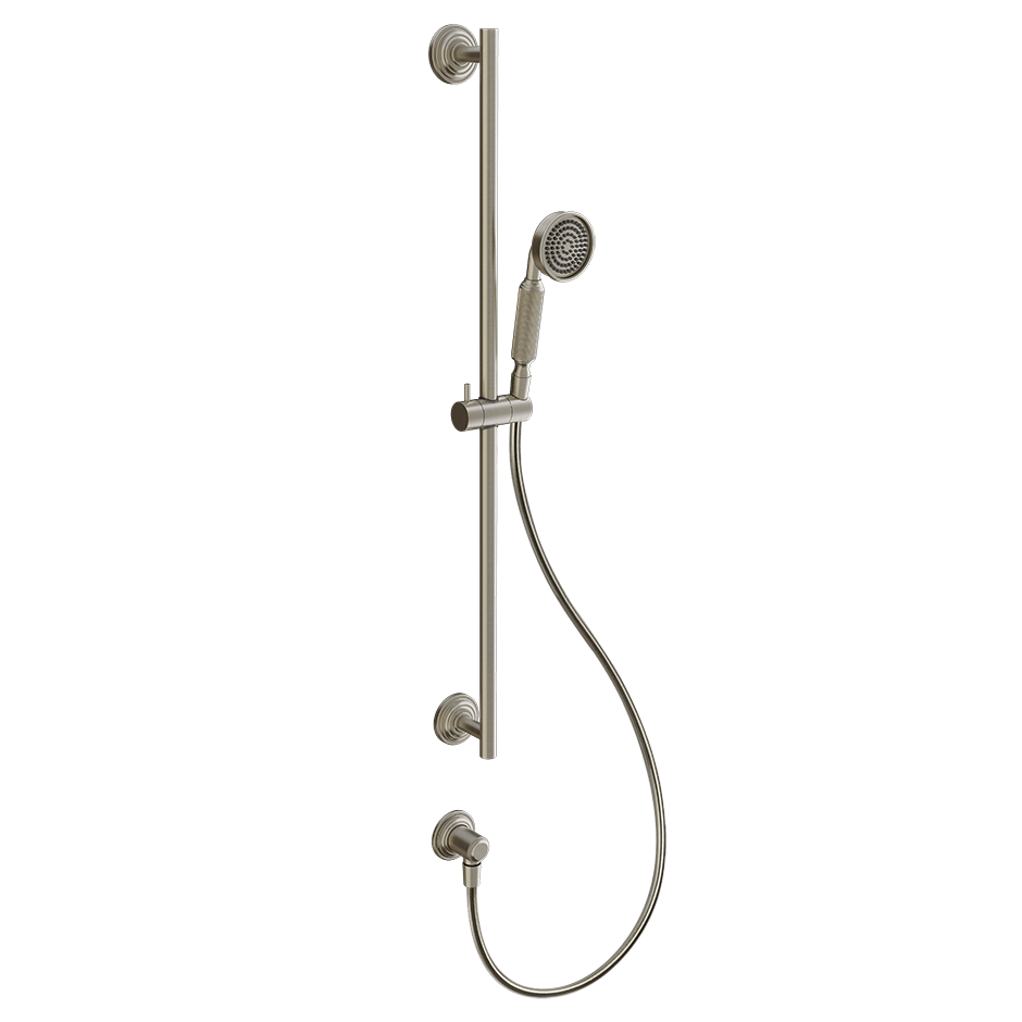 Gessi Sliding Rail 65141 in Finox Brushed Nickel