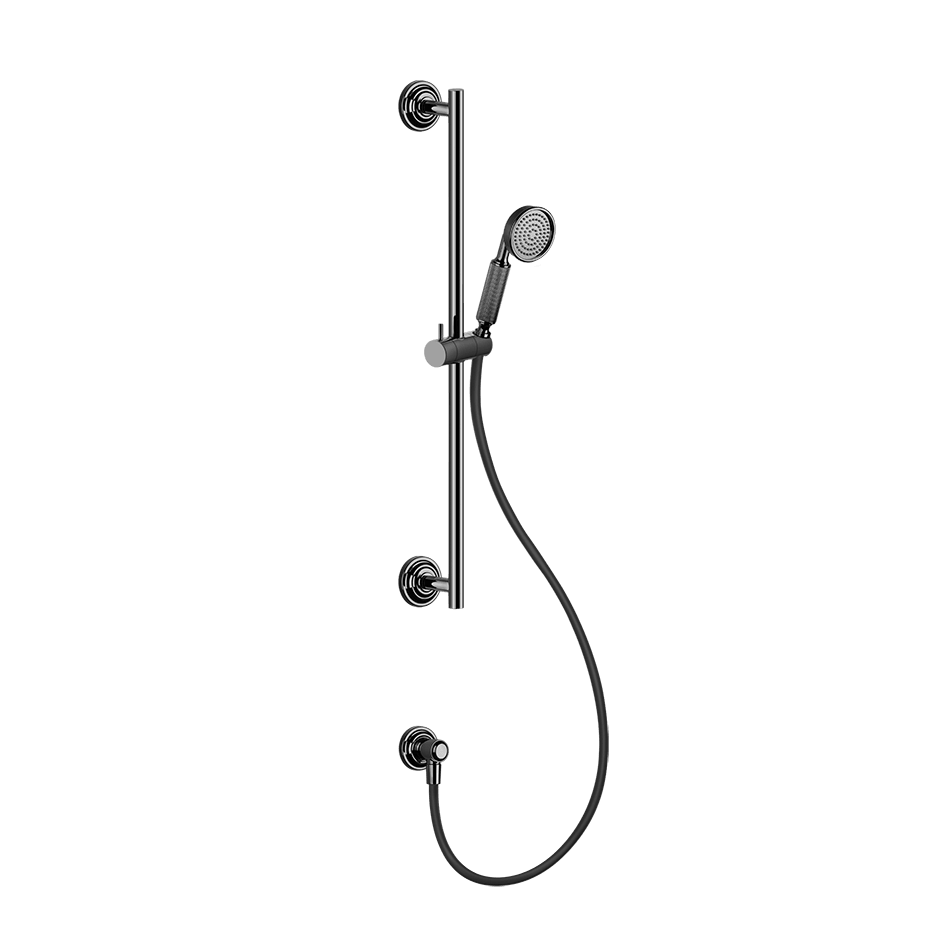 Gessi Sliding Rail 65141 in Black Metal Pvd