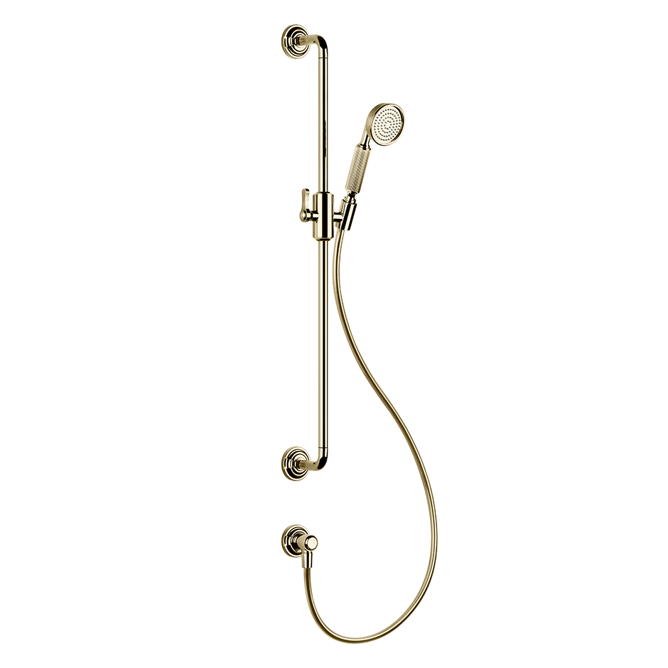 Gessi Sliding Rail 65142 in Brass Pvd