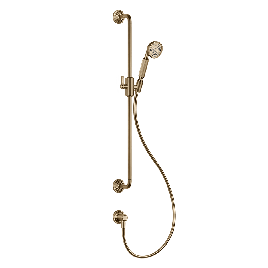 Gessi Sliding Rail 65142 in Warm Bronze Br. Pvd
