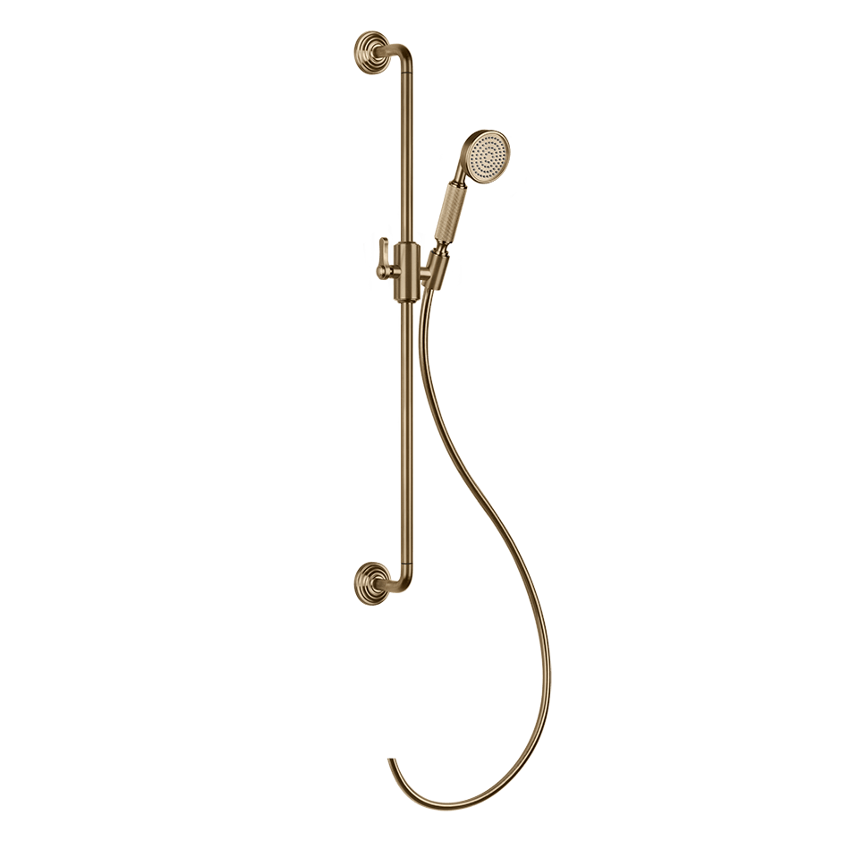 Gessi Sliding Rail 65144 in Warm Bronze Br. Pvd
