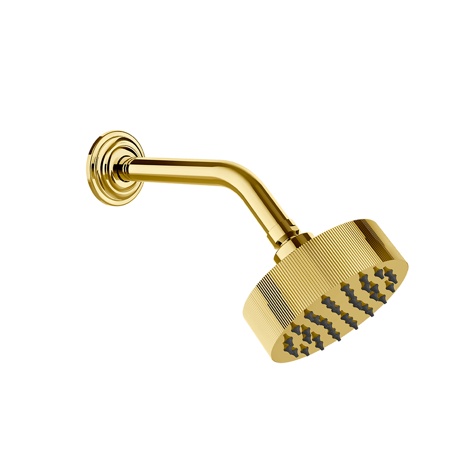Gessi Showerhead 65156 in Gold Pvd