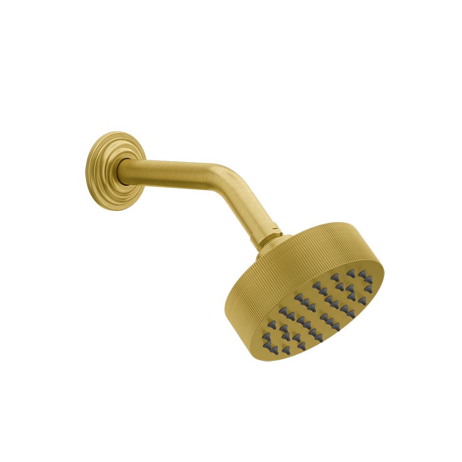 Gessi Showerhead 65156 in Gold Brushed Pvd
