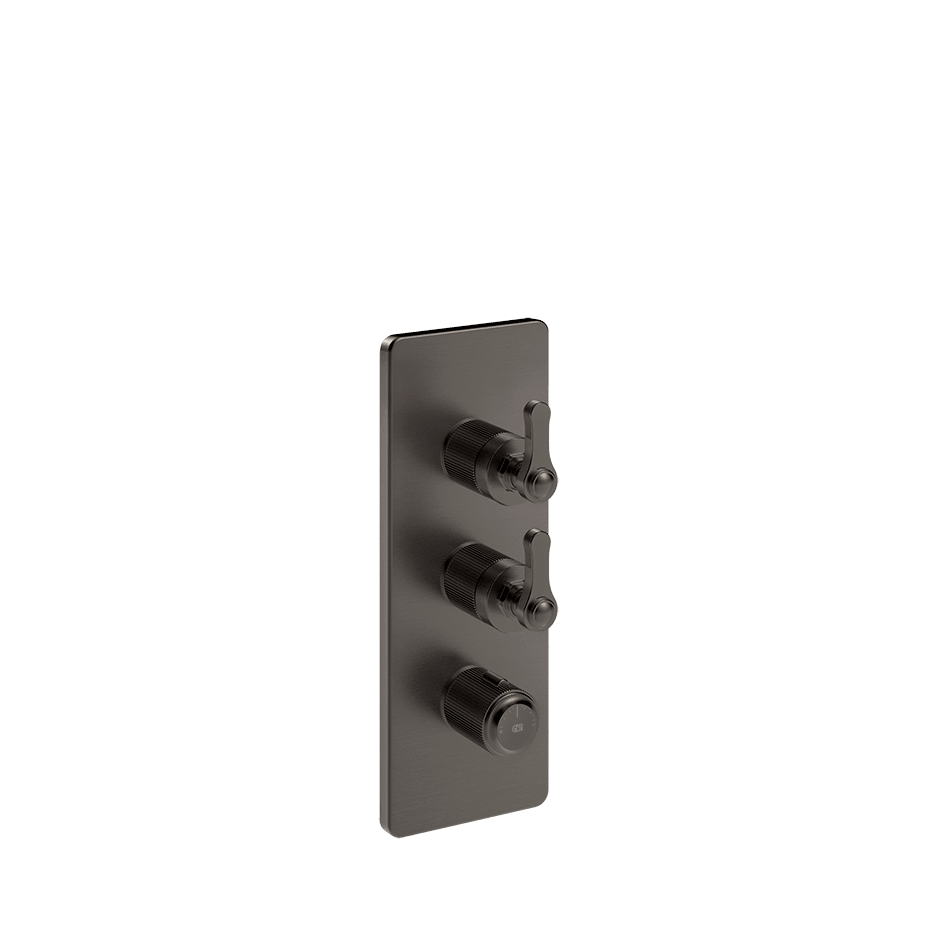 Gessi Shower Mixer 65200 in Black Metal Br. Pvd