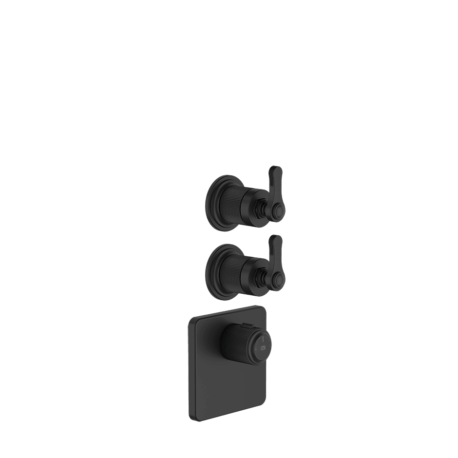 Gessi Shower Mixer 65202 in Matte Black