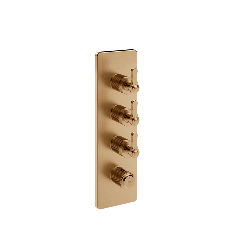 Gessi Shower Mixer 65204 in Warm Bronze Br. Pvd